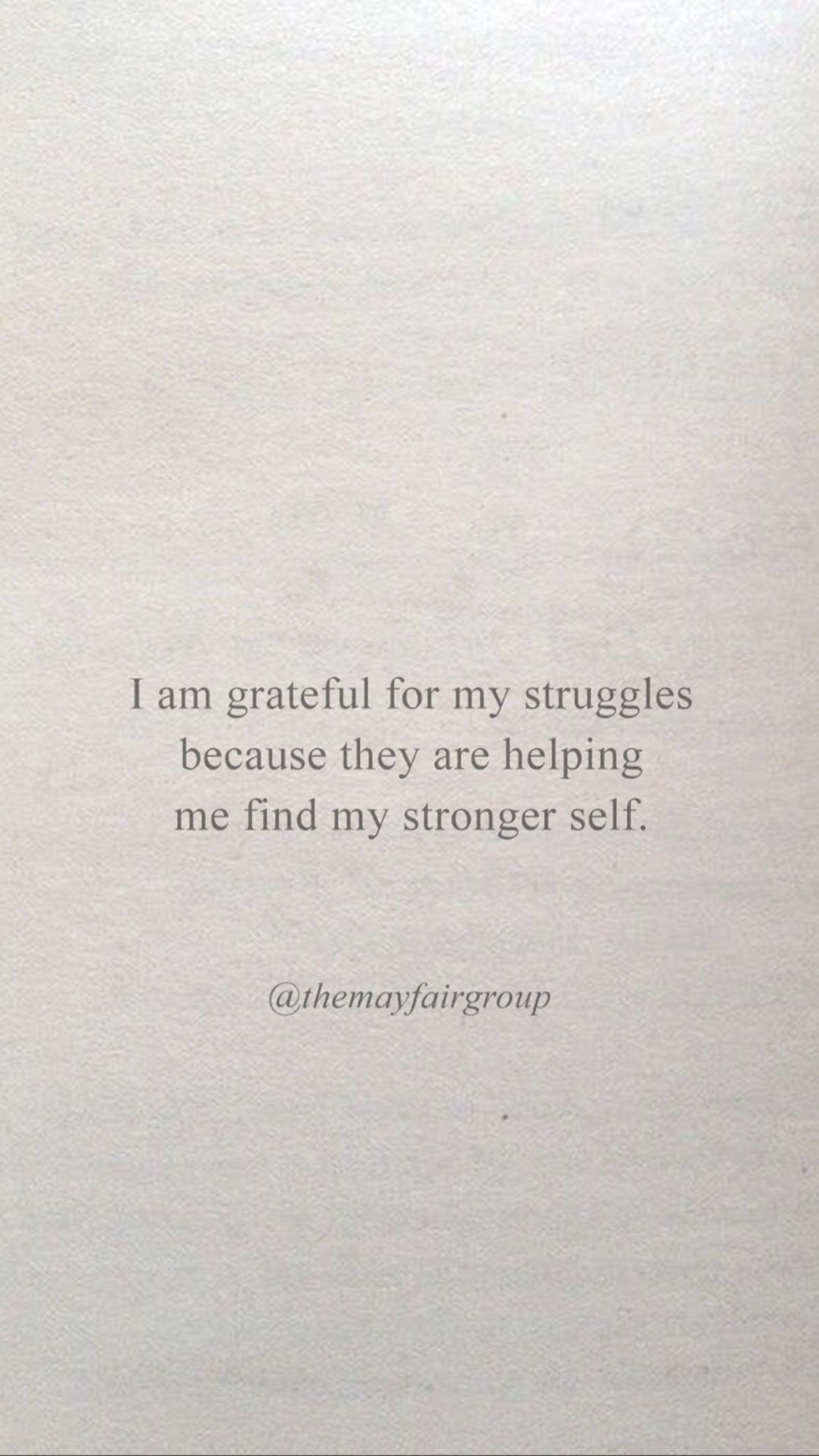 GRATEFUL FOR MY STRUGGLES